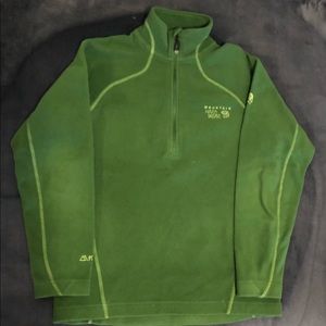 MOUNTAIN HARDWEAR Quarter Zip Fleece Pullover Polartec